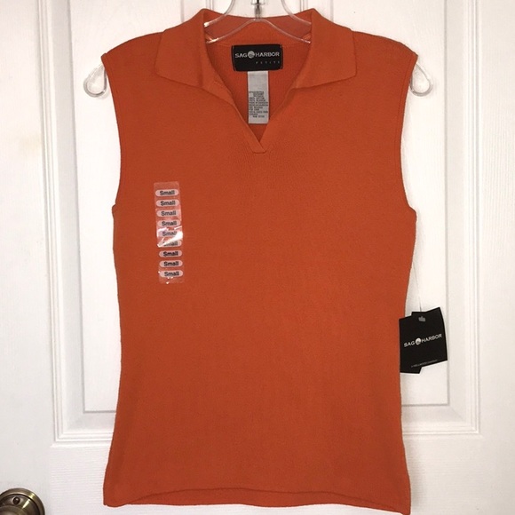 Sag Harbor Sweaters - Sag Harbor Vest Knit Sleeveless Pullover Sweater